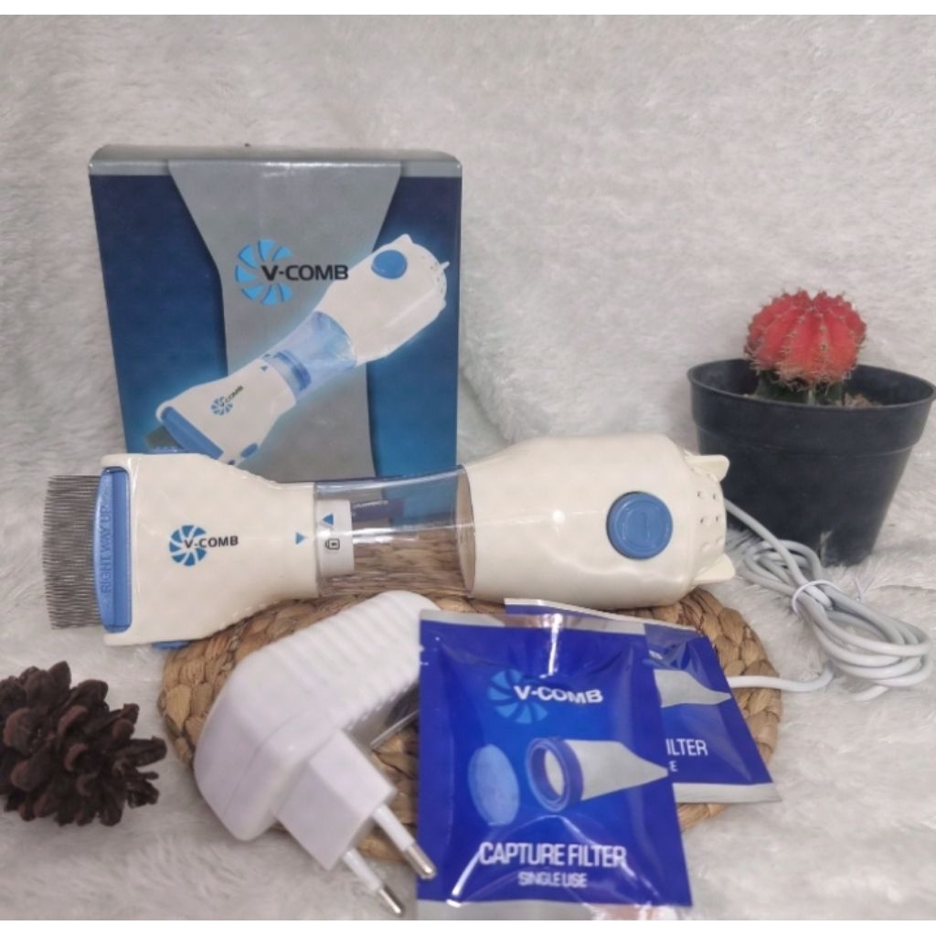 PROMO Sisir Kutu Elektrik / Sisir Elektrik V Comb / Sisir Elektrik Pembasmi Kutu / Sisir Elektrik