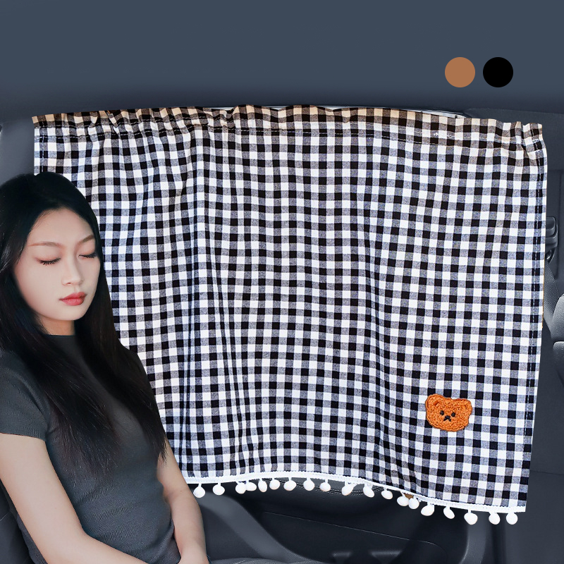 Tirai Jendela Mobil Bear Mobil Universal Horden Sunshield Mobil