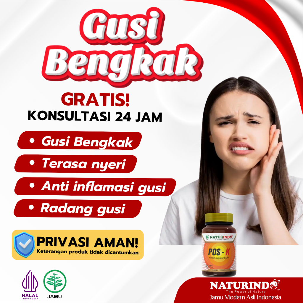 Obat Gusi Bengkak Nyeri Pos K Naturindo