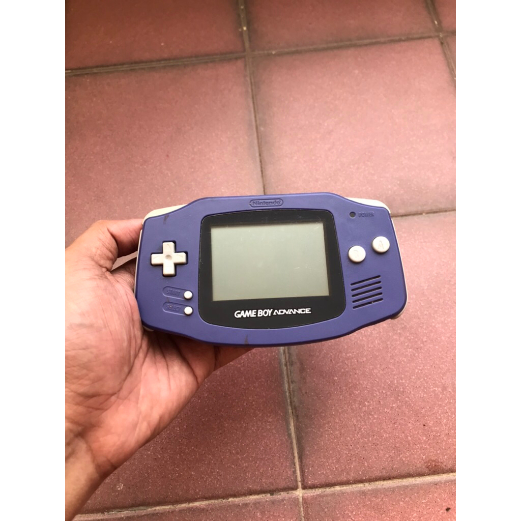 gameboy advance classic warna biru normal siap pakai