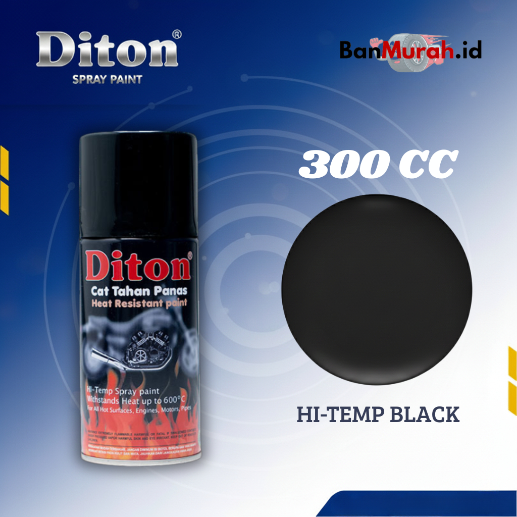 DITON HI TEMP 300cc - Hi - Temp Black