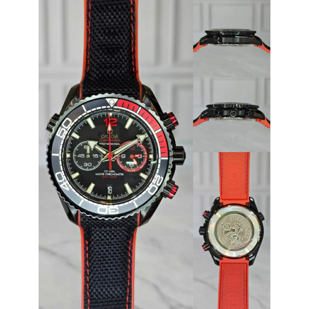 JAM TANGAN PRIA OMG CRONOGRAHP SUPER MEWAH DAN ELEGAN JAM TANGAN KEREN