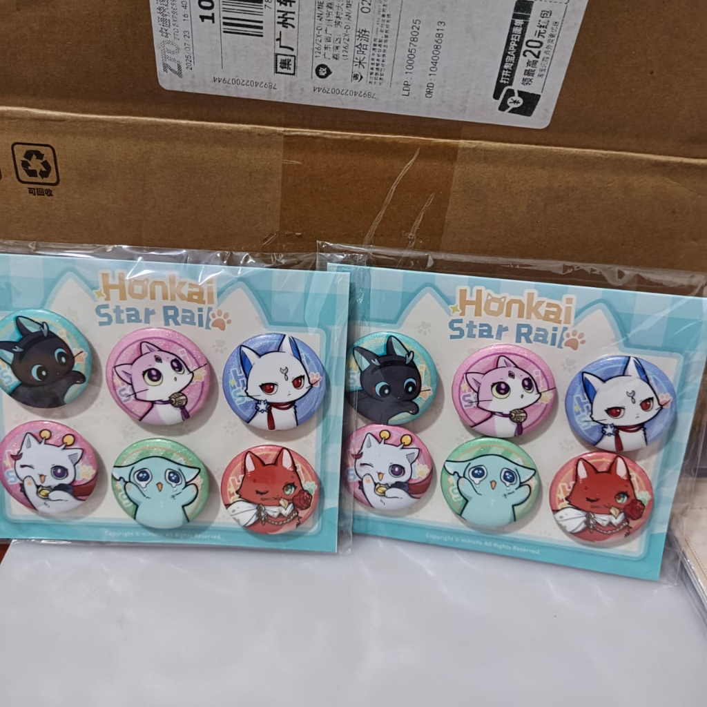 Honkai Star Rail Pin Badge Meow
