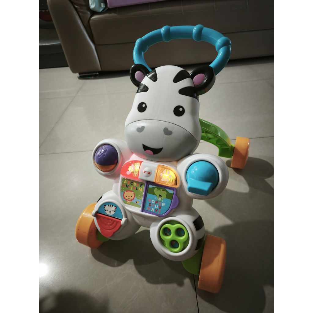 [Preloved] Fisher Price Push Walker Zebra | Baby Walker | Alat belajar jalan bayi