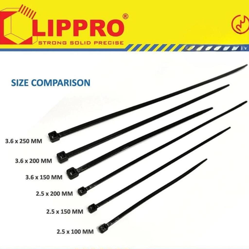 LIPPRO - KABEL TIES SERBA GUNA/ PENGIKAT KABEL TALI KREK