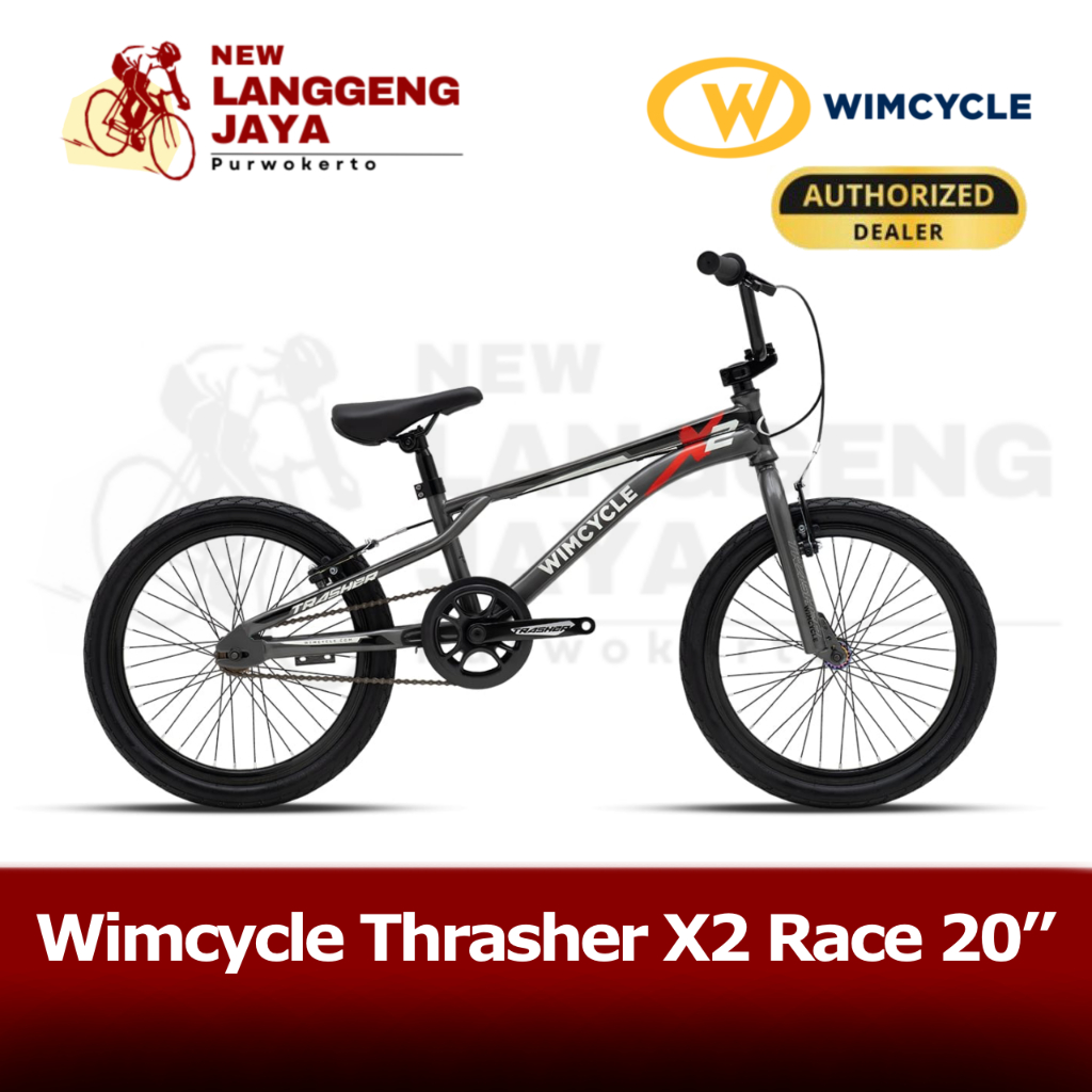 Wimcycle Sepeda Anak BMX Thrasher X2 Race 20"