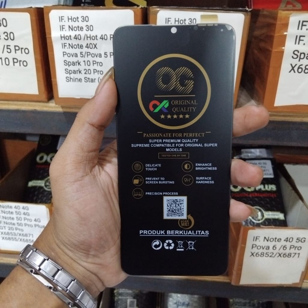 Lcd Touchscreen Infinix Smart 7/Infinix Hot 30i/Itel S23/Itel A60/Itel A70/Itel P40/P55 5G