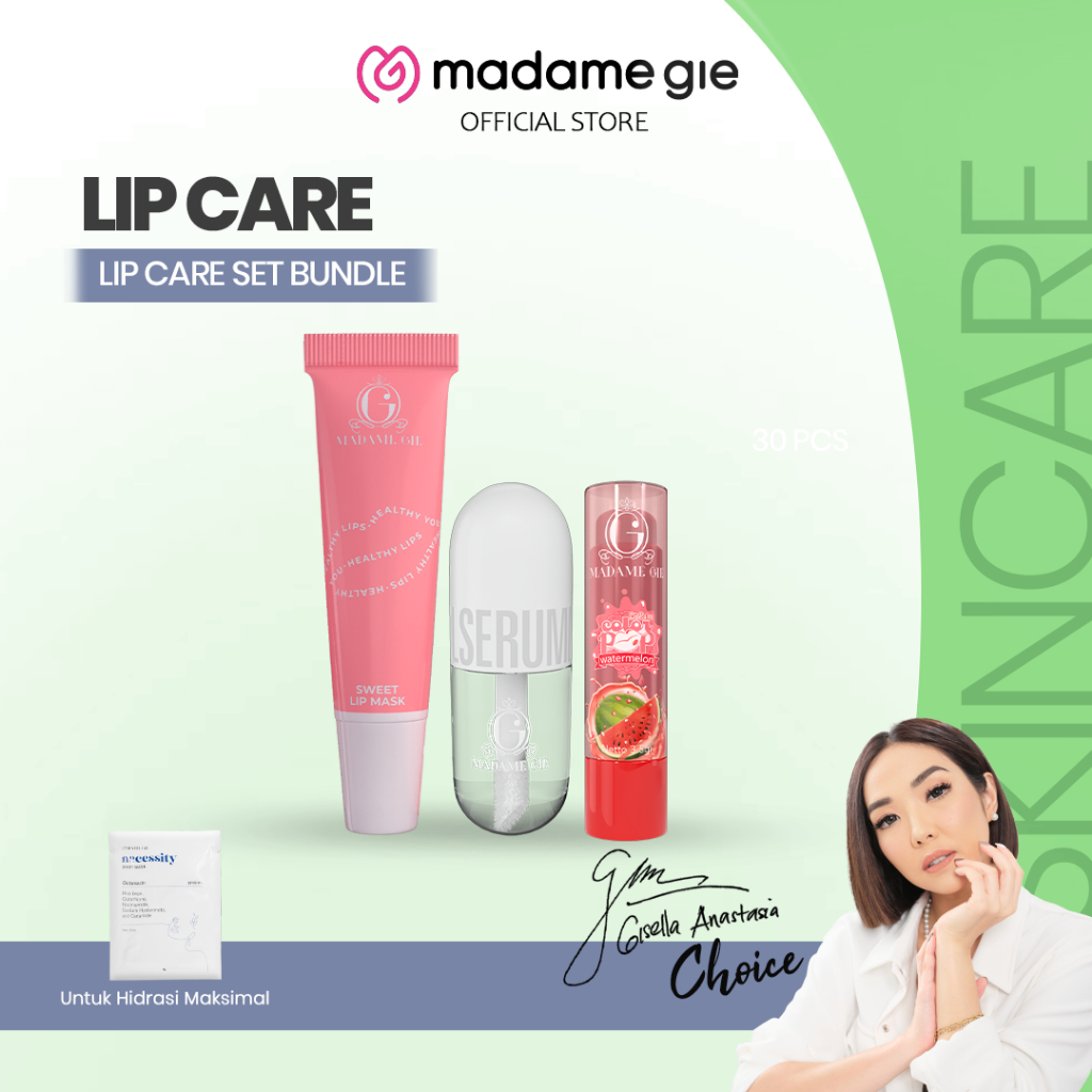 [BUNDLE] MADAME GIE Lip Care Set Bundle | GLAM GIRL OFFICIAL