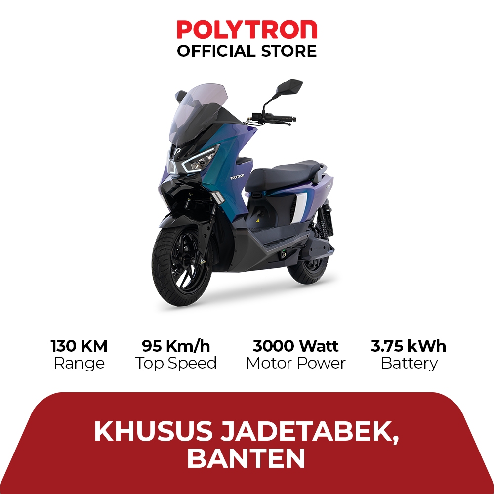 BEST SELLER POLYTRON FOX 350 - BATTERY AS SERVICE - ELECTRIC SEPEDA MOTOR LISTRIK - OTR JADETABEK -