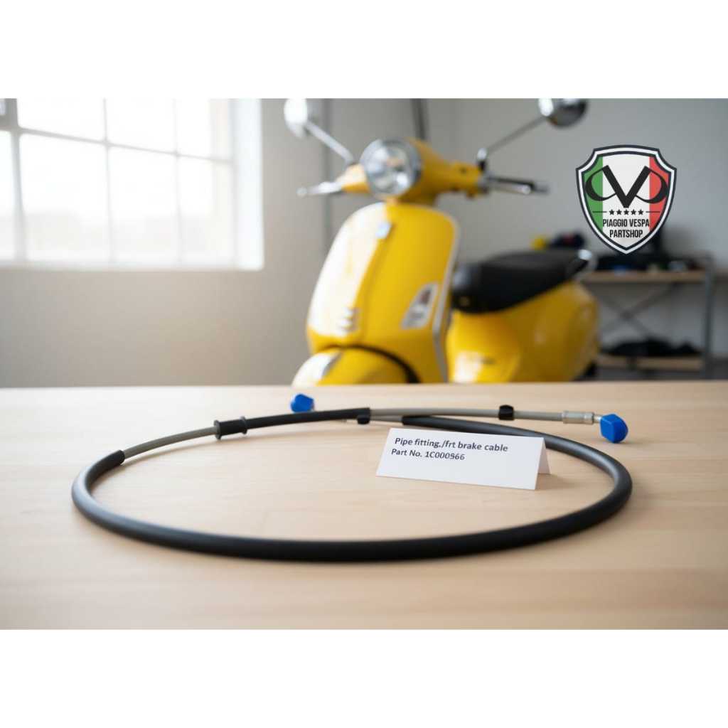 Selang Rem Depan Pipe Fitting Vespa Sprint 3v 2014-2016 Original Piaggio ( 1C000966 )
