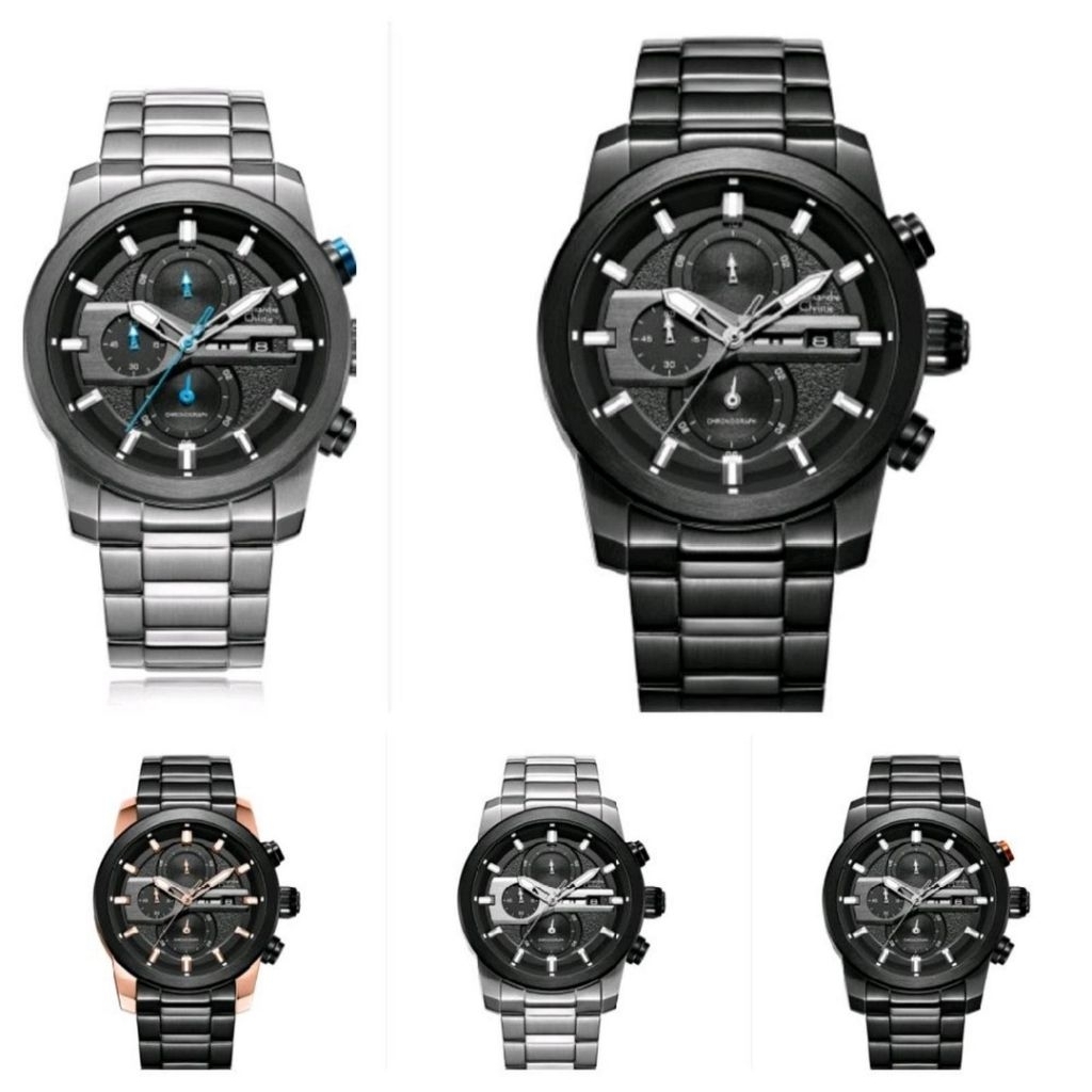 Alexandre Christie 6562 Rantai Stainless Steel Pria Original