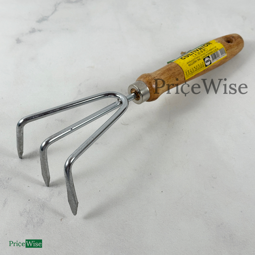 Garpu Taman Mini Sellery / Garuk Tanah Kebun Kecil / Cultivator