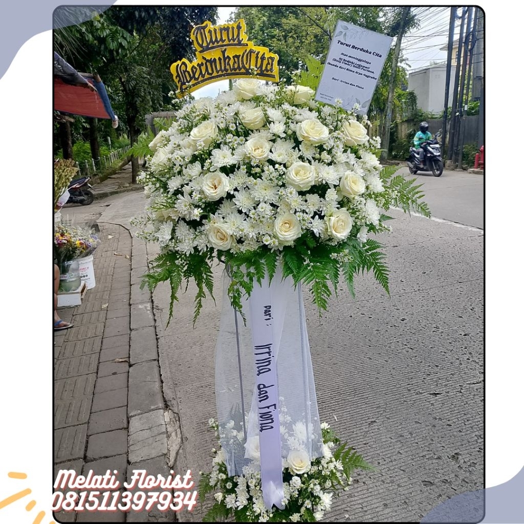 Standing flower | Standing flowers | standing flower selamat dan sukses | standing flower dukacita |