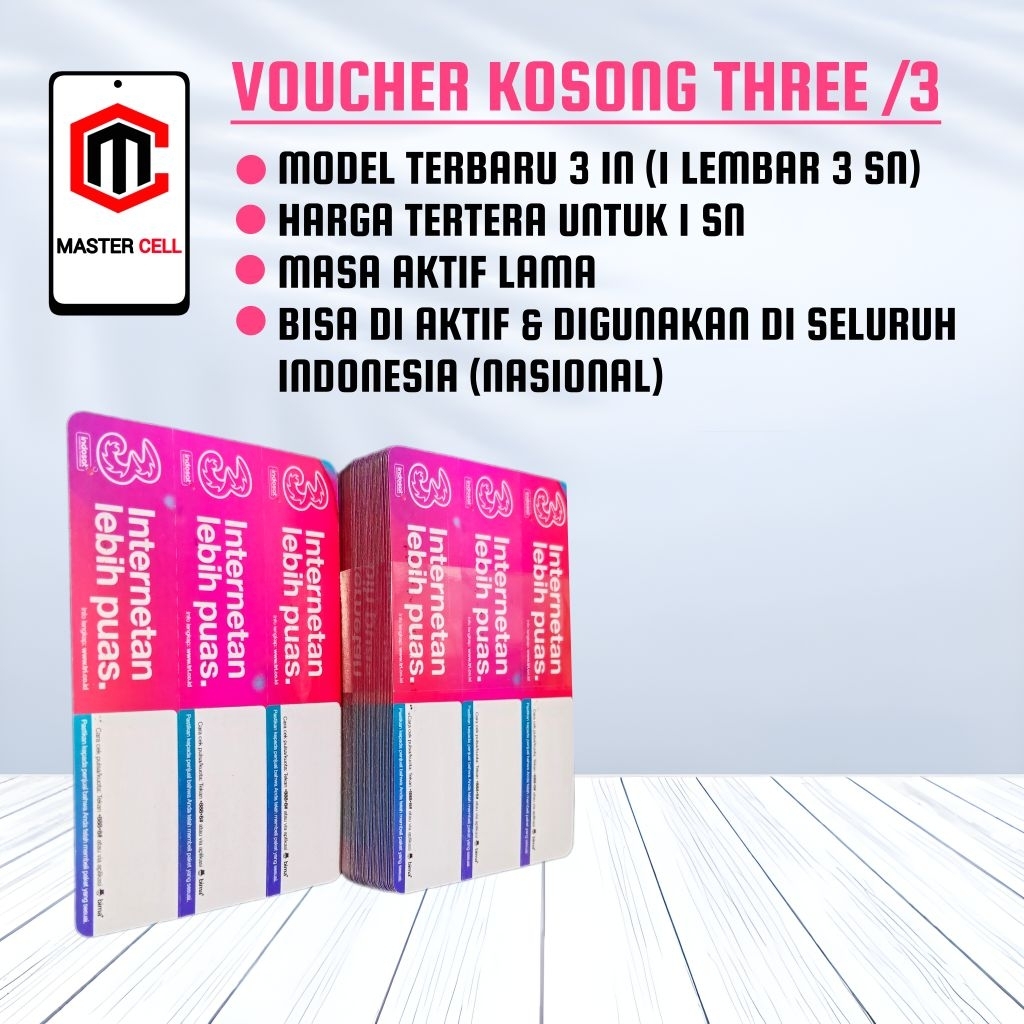 Voucher Kosong Three Voucher Kosong 3