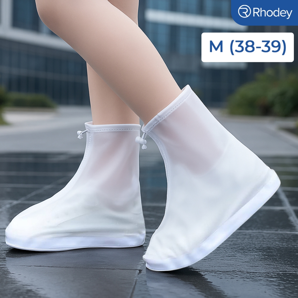 Rhodey Jas Hujan Sepatu Anti Air PVC