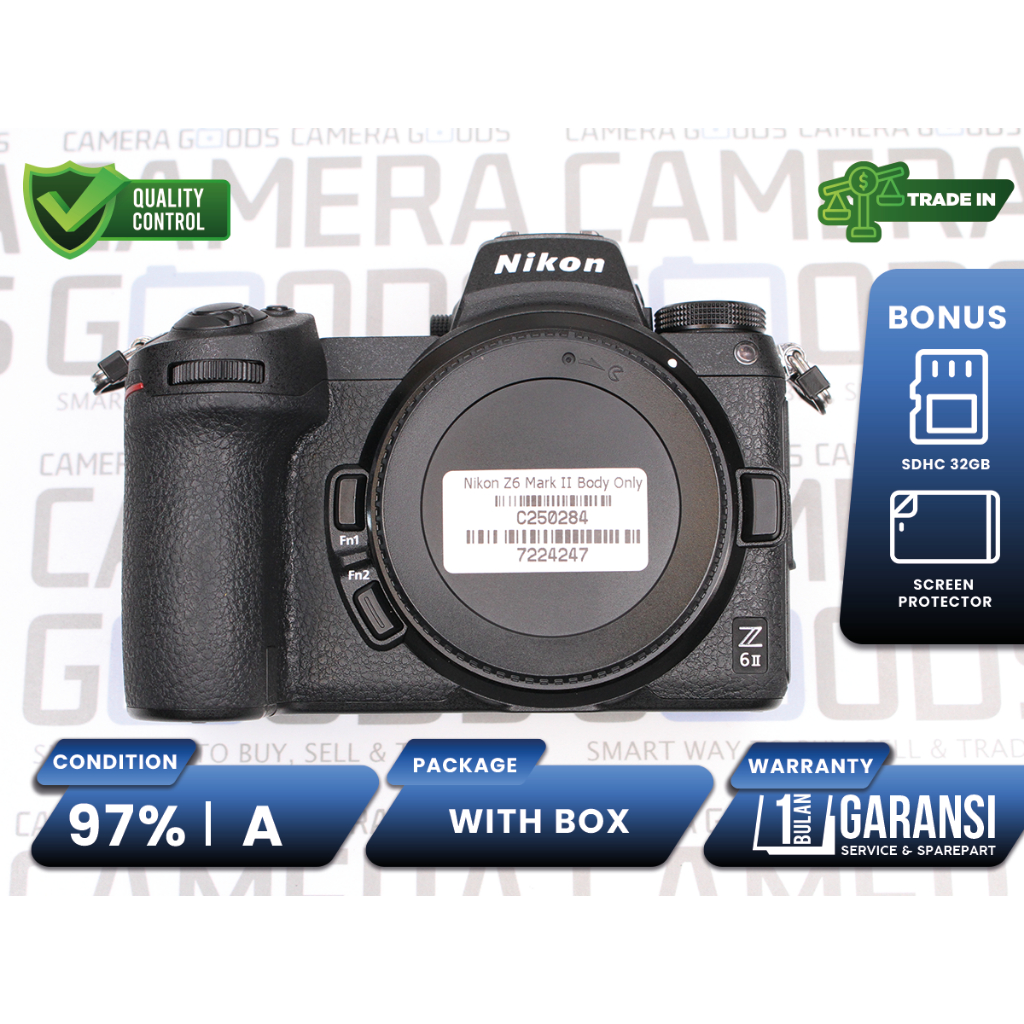 Kamera Nikon Z6 II Full Frame Camera Digital Mirrorless Second Bekas Grade A / Nikon Z6II - C250284
