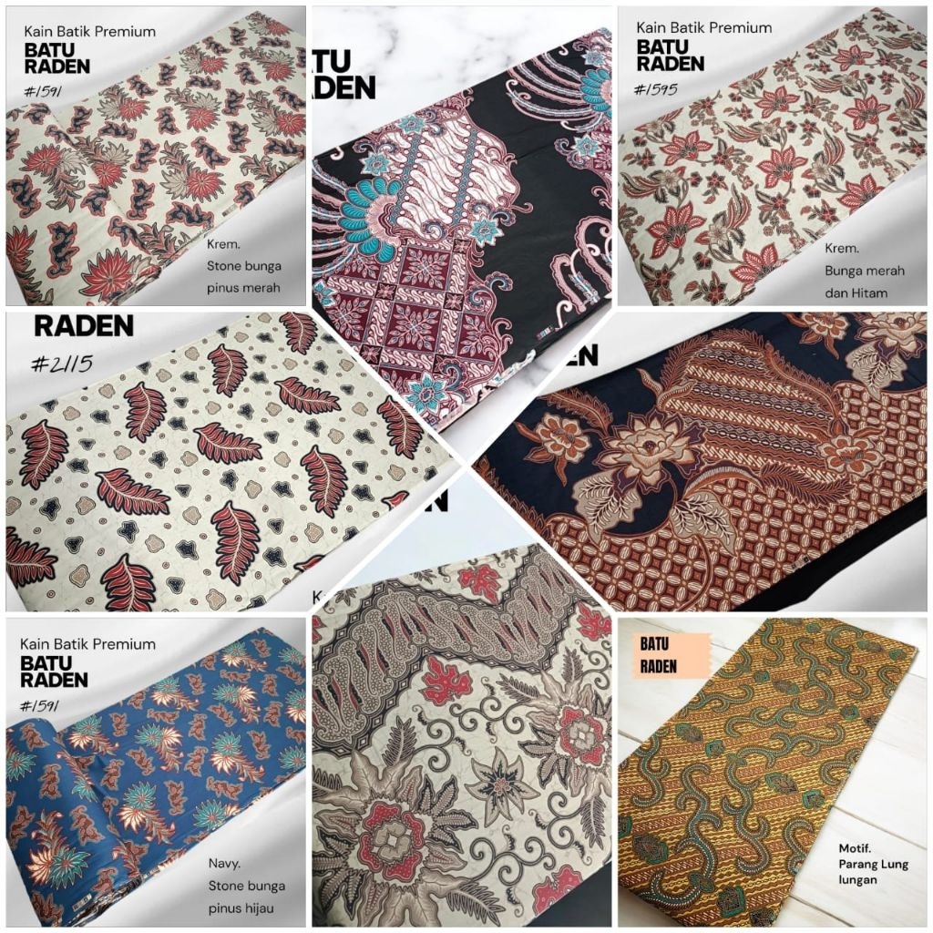 100% ORIGINAL KAIN BATIK BATU RADEN BAKAL KAIN BATIK GUSTIBUWONO KEMEJA MODERN PRIA WANITA BAHAN BAT