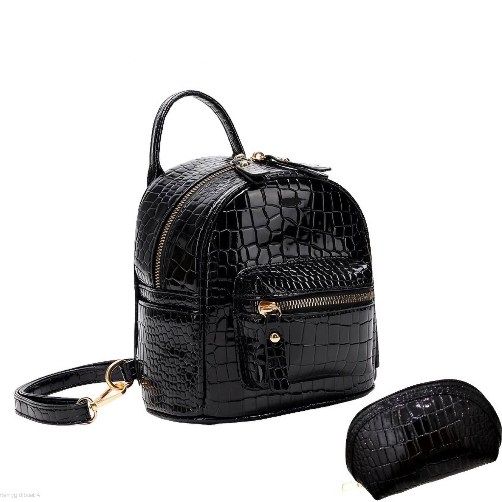 CK Tas Ransel Wanita Import Backpack Mini Cewek Stylish Korea Tas Wanita Tas Punggung Wanita