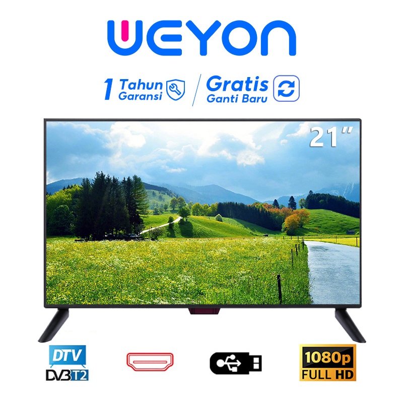 Weyon Led TV 21 inch TV 22 inch Murah TV 21 inch 22 inch Led Digital 1080 FHD