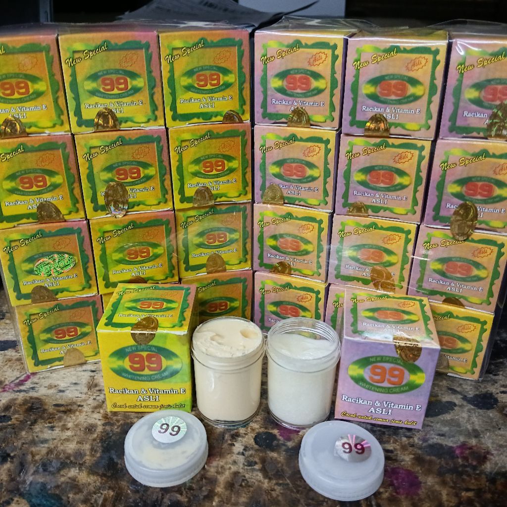 CREAM 99 Memutihkan Wajah & Menghilangkan Flek Hitam dan Jerawat
