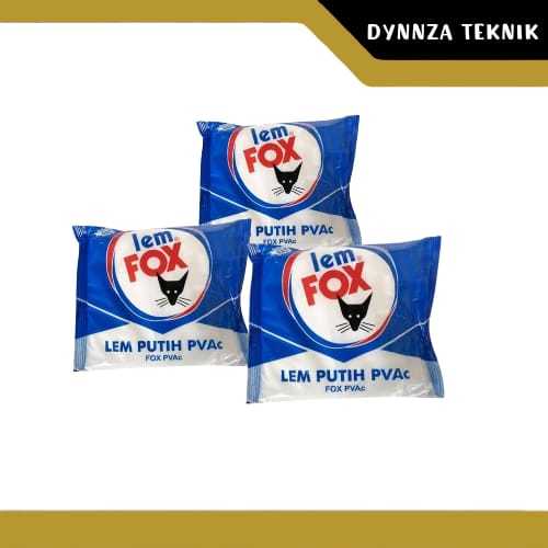Lem Fox plastik/Lem Fox putih PVAc 350gr
