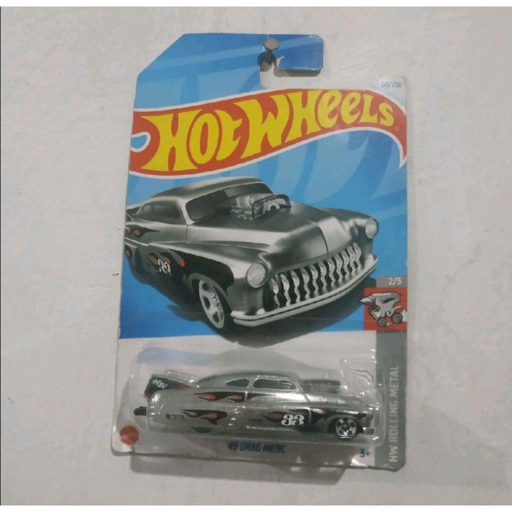 Hot Wheels 49 Drag Merc Silver