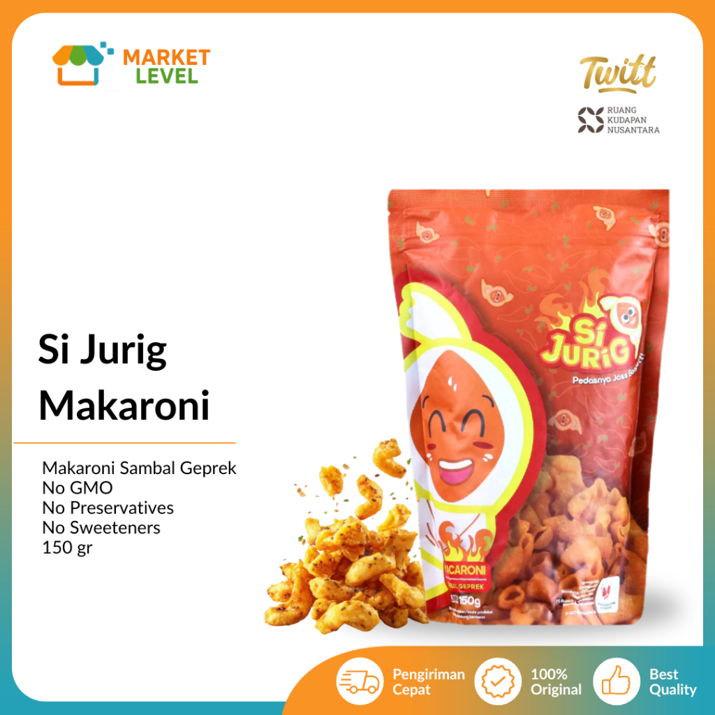 Si Jurig - Makaroni Sambel Geprek 150g