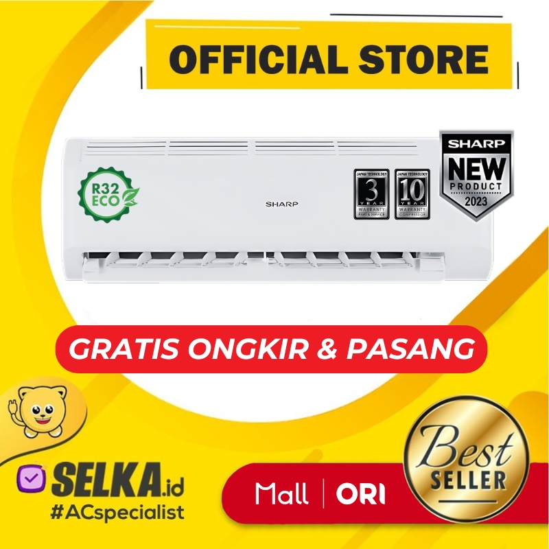 AC SHARP AH-A5BEY2 / 5 BEY2 AC SPLIT 1/2 PK STANDARD BASIC GARUDA SERIES