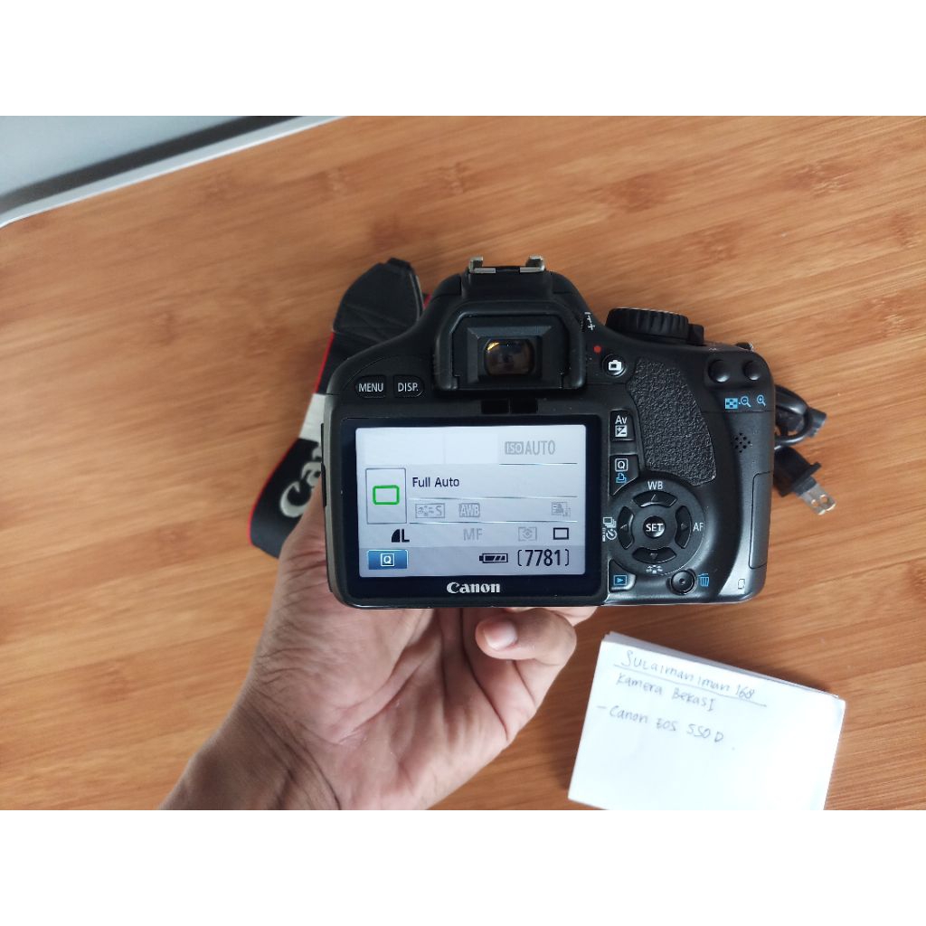 Canon Eos 550D Bekas mulus