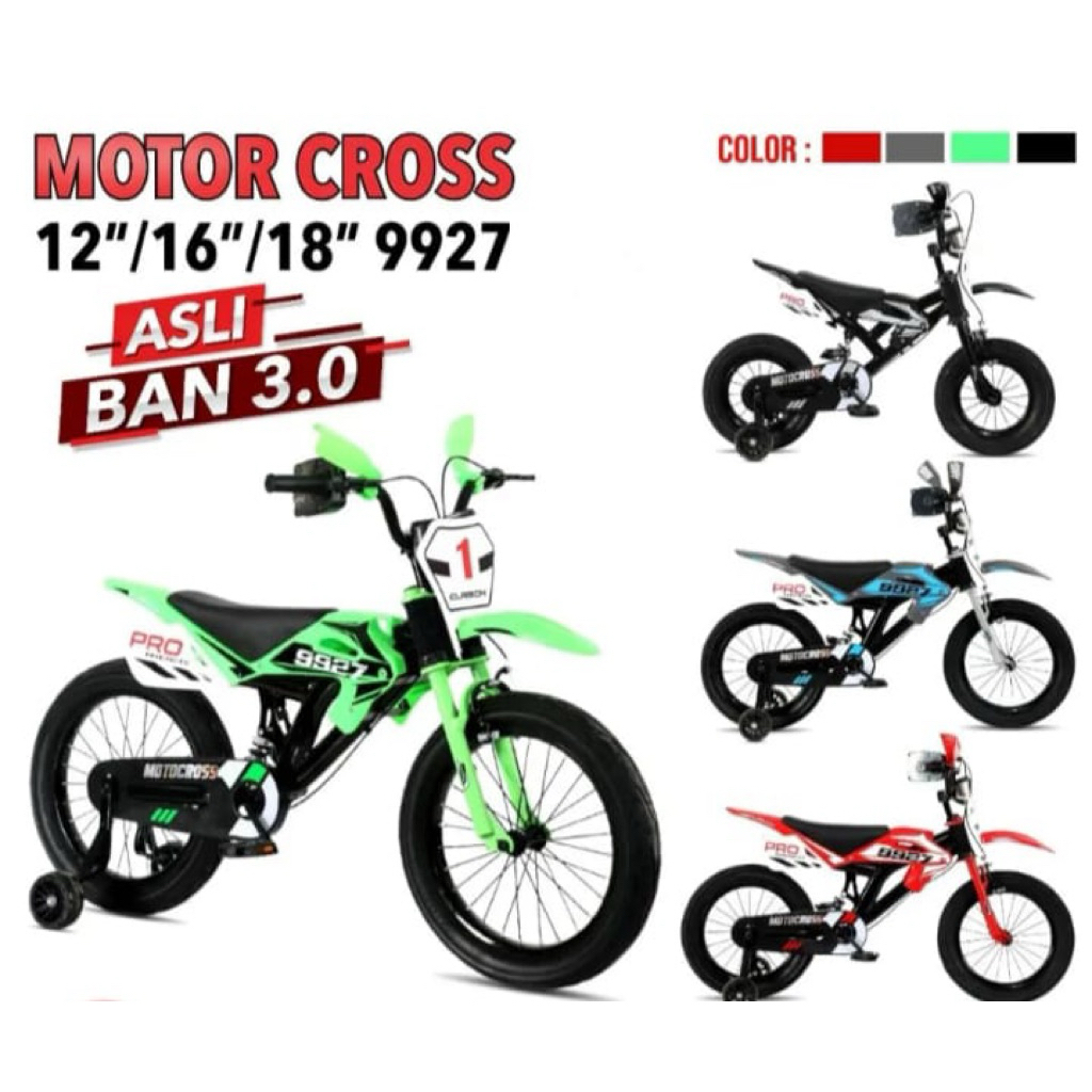 Sepeda Anak Clarion eBmx 16 Inch Cross 9927 Ban 3.0