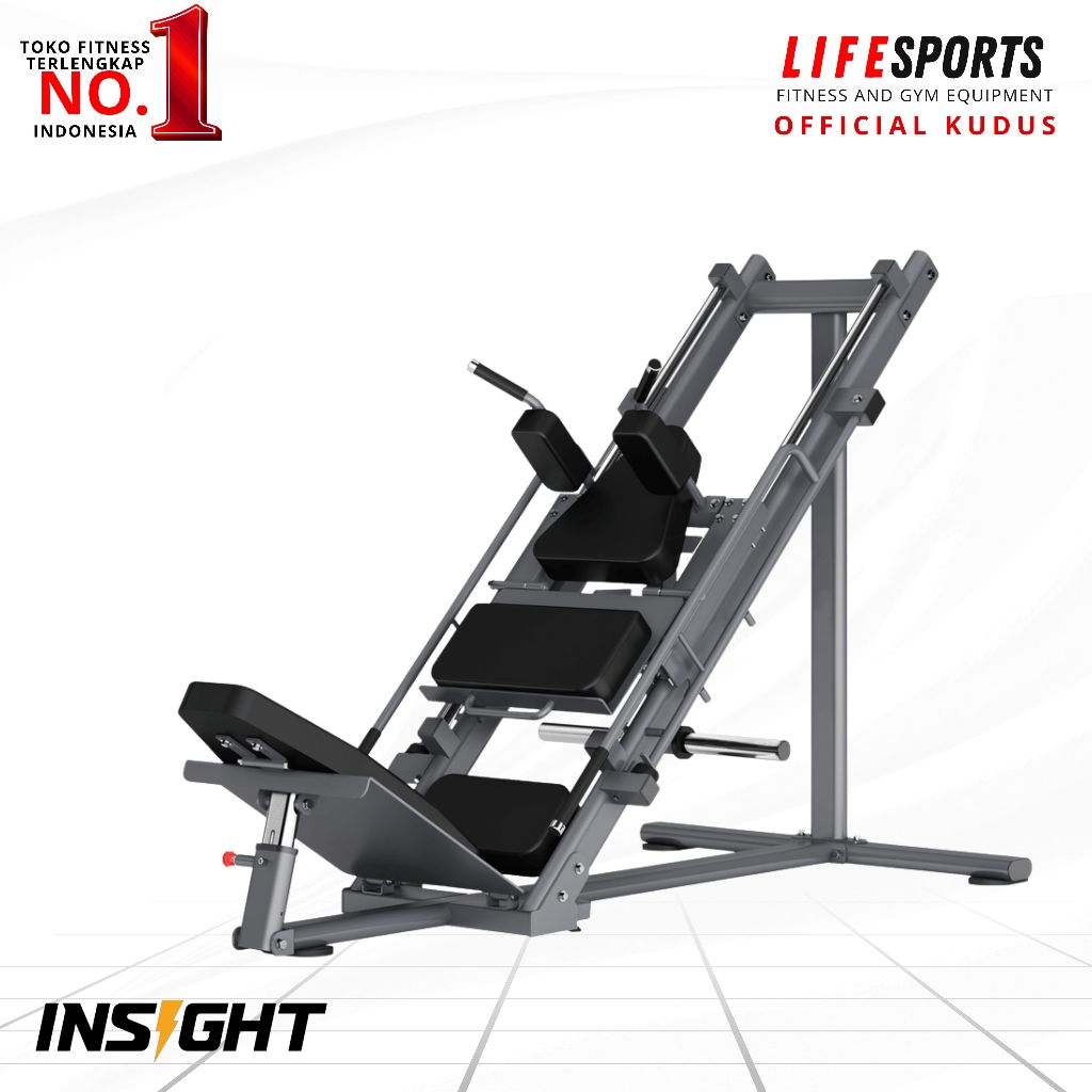 LIFESPORTS LEG PRESS/HACK SQUAT DR003 KOMERSIAL IMPORT