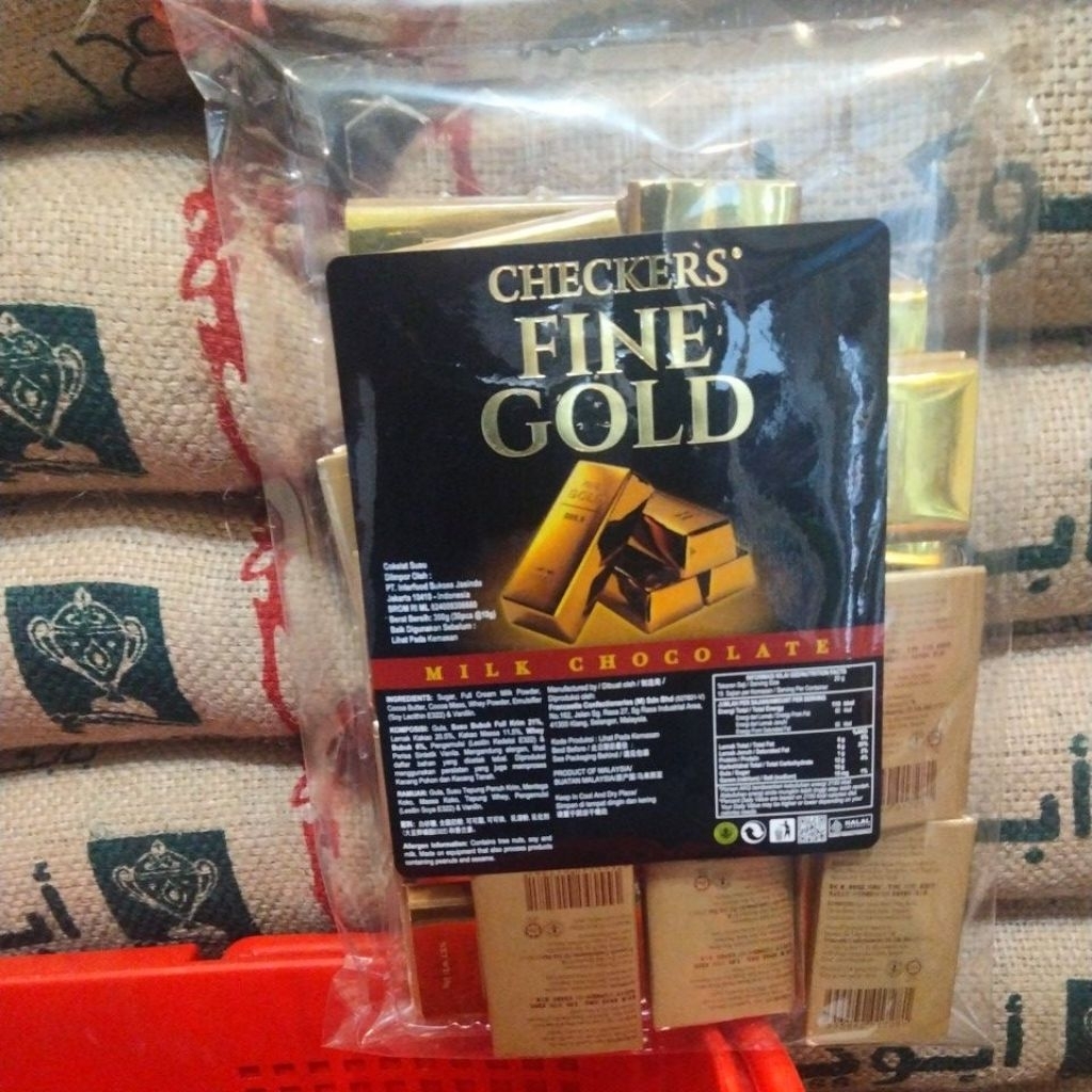 Coklat CHECKERS FINE GOLD