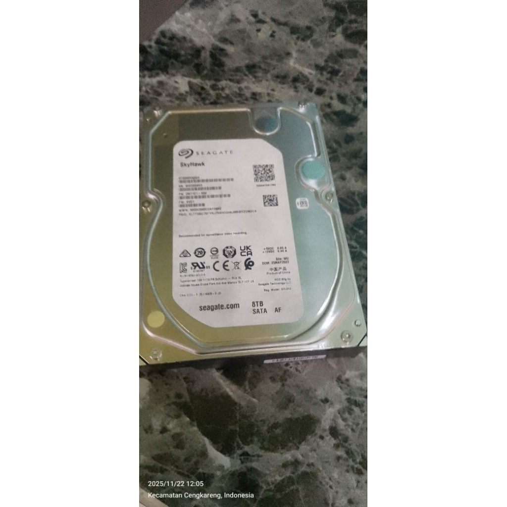 hardisk Seagate 8 TB