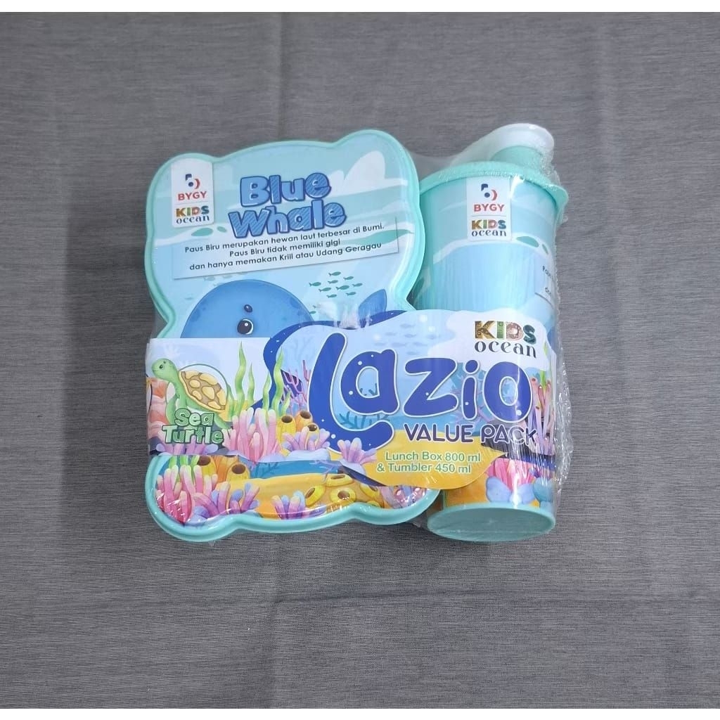 VALUE LAZIO LUNCH BOX KOTAK MAKAN DAN BOTOL TEMPAT MAKAN BOTOL