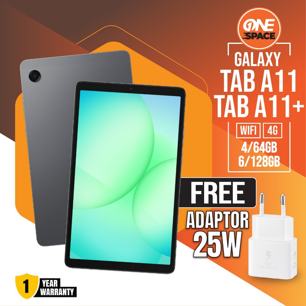 Samsung Galaxy Tab A11 A11+ 4G Wifi 4/64 6/128 GB RAM 4 6 ROM 64 128 GB