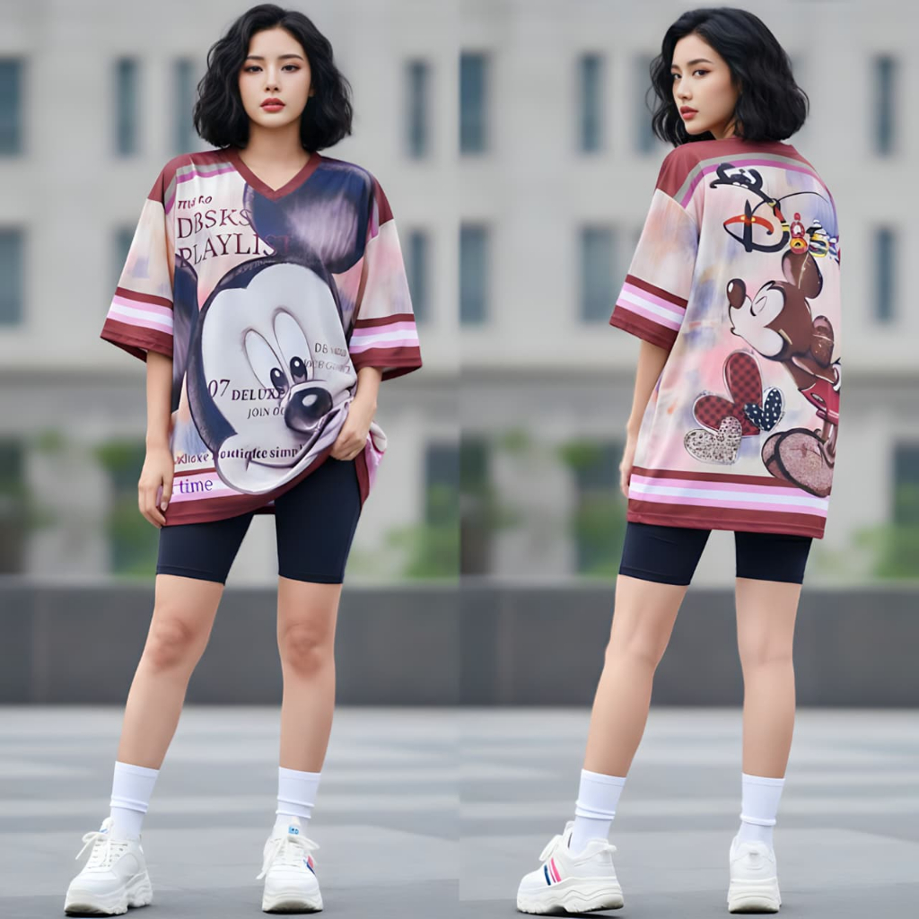 TIMOSE KAOS BASEBALL PRIA & WANITA OVERSIZE LINGKAR DADA 120 PANJANG 75 BAHAN JERSEY