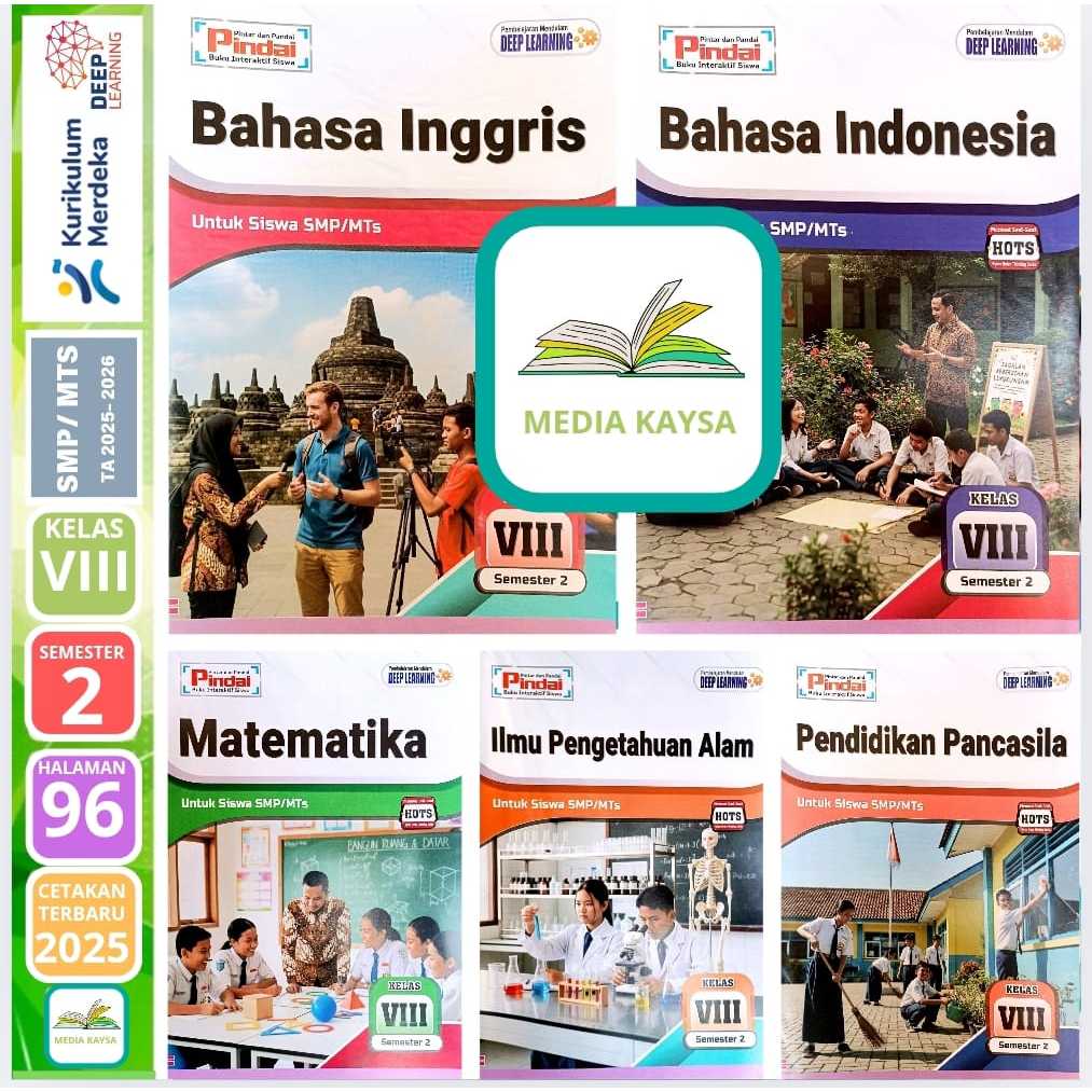 LKS PINDAI SMP/MTS Kelas 8 Semester 1 & 2 Kurikulum MERDEKA Penerbit Arya Duta