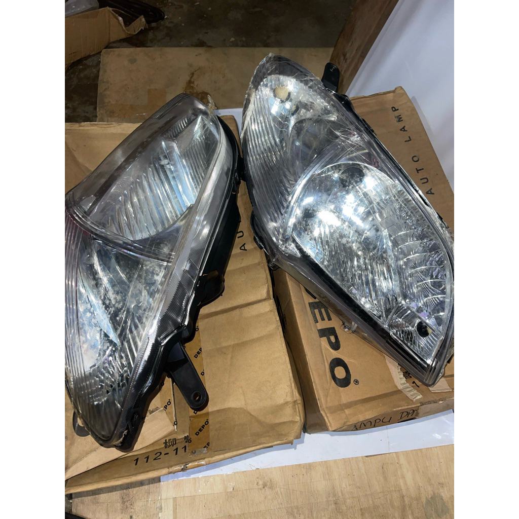 Head lamp lampu depan toyota vios Gen 1 Facelift 2005 2006 2007 Depo