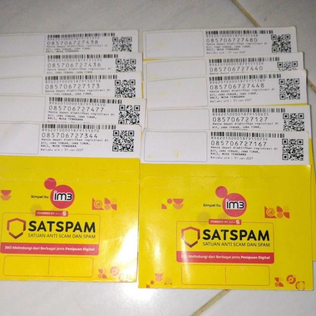 KARTU PERDANA M3 KUOTA 3 GB