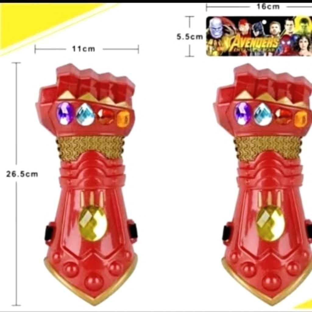 Mainan Anak Tangan Ironman / Mainan Avenger