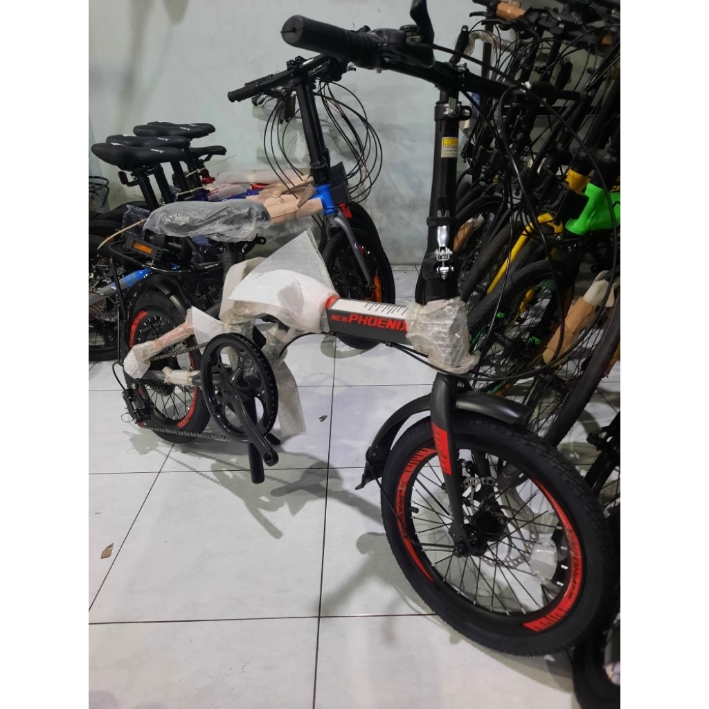 sepeda lipat 16 new phoenix