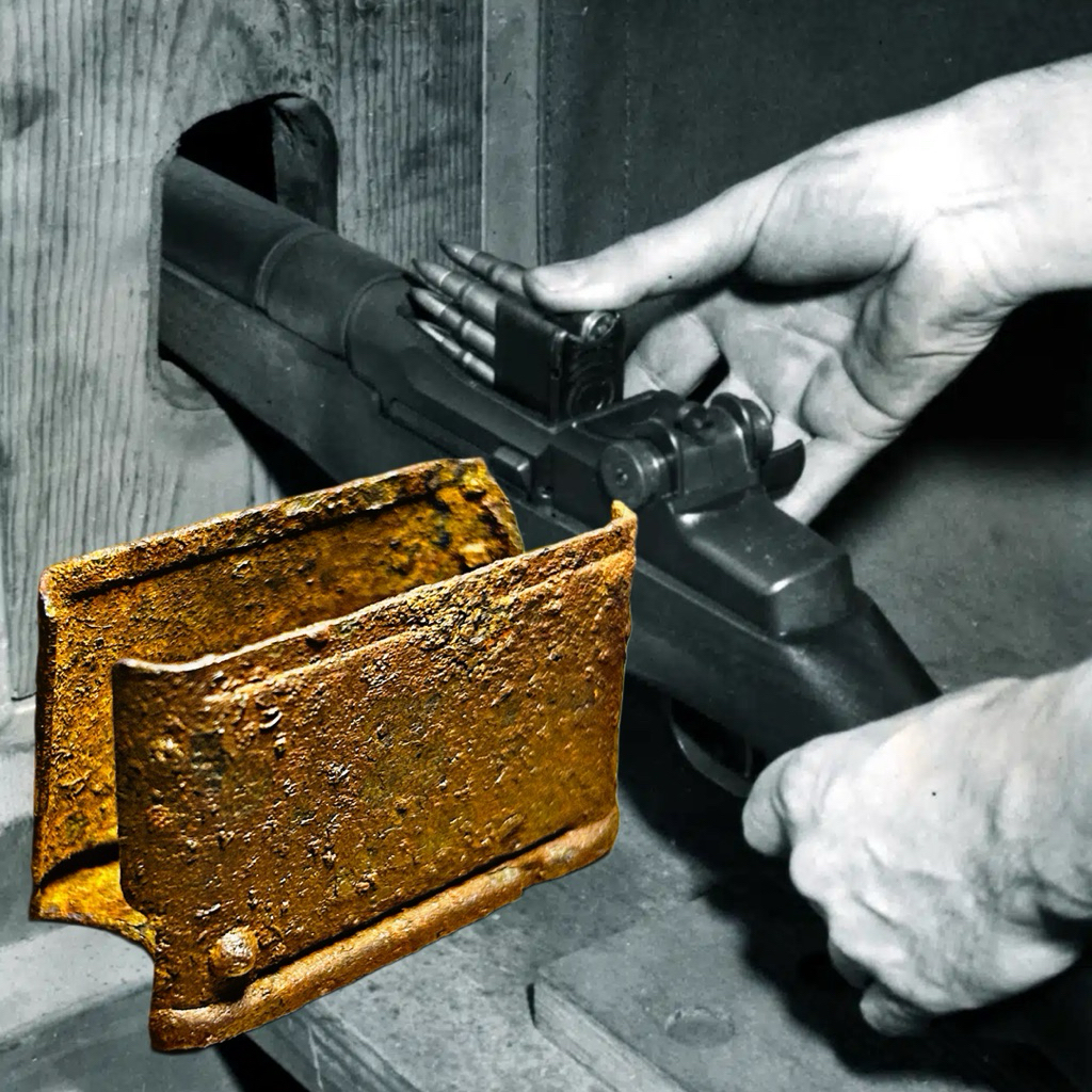 Original US GI WW2 Vintage M1 Garand EnBloc Clip | Pacific War Relic