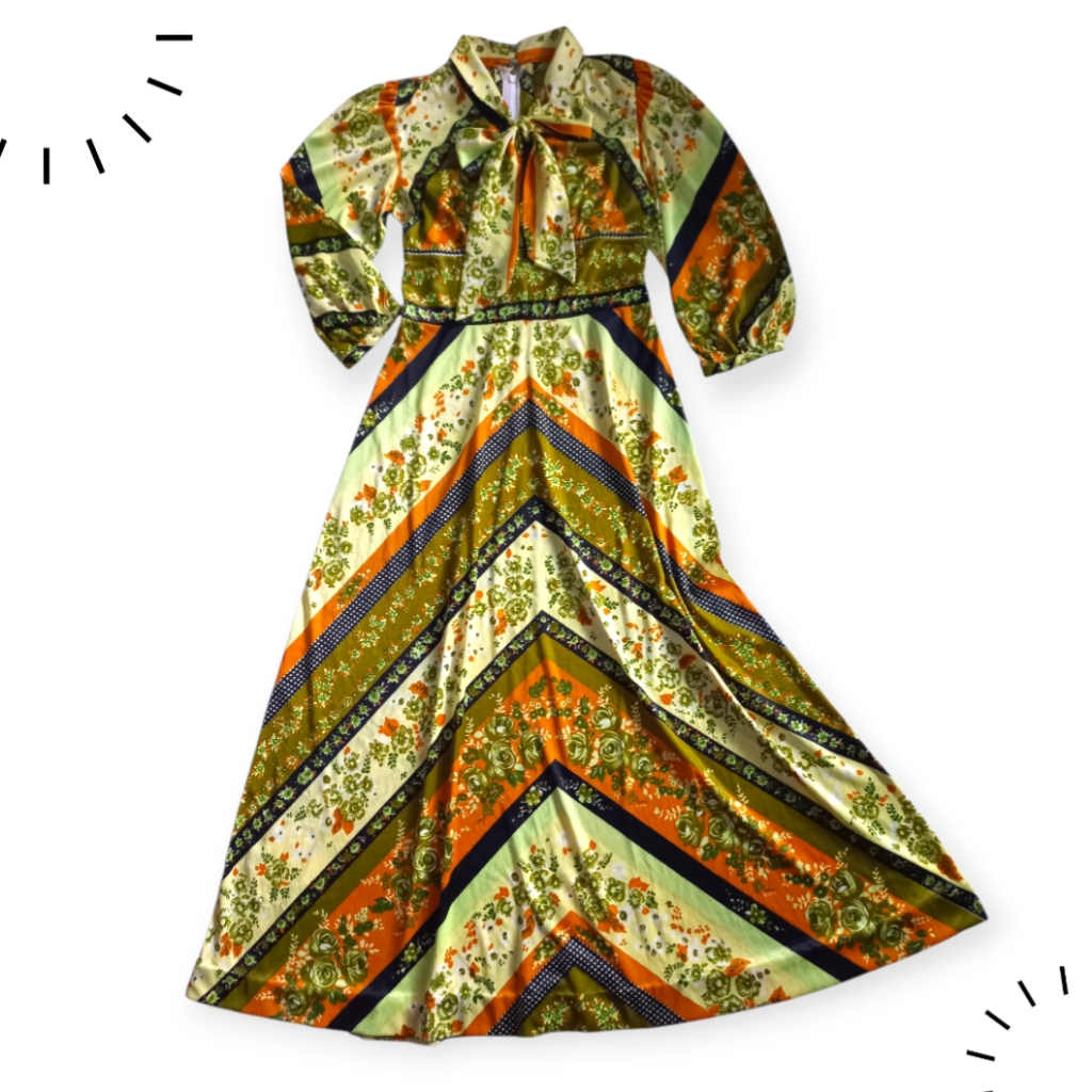 Dress Anak Perempuan Motif Leher Pita