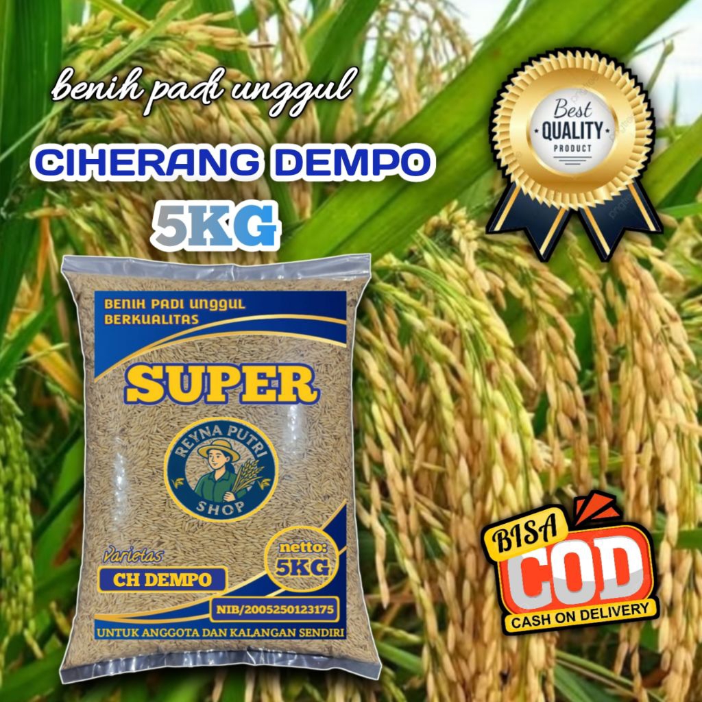 benih padi ciherang dempo super unggul 5kg