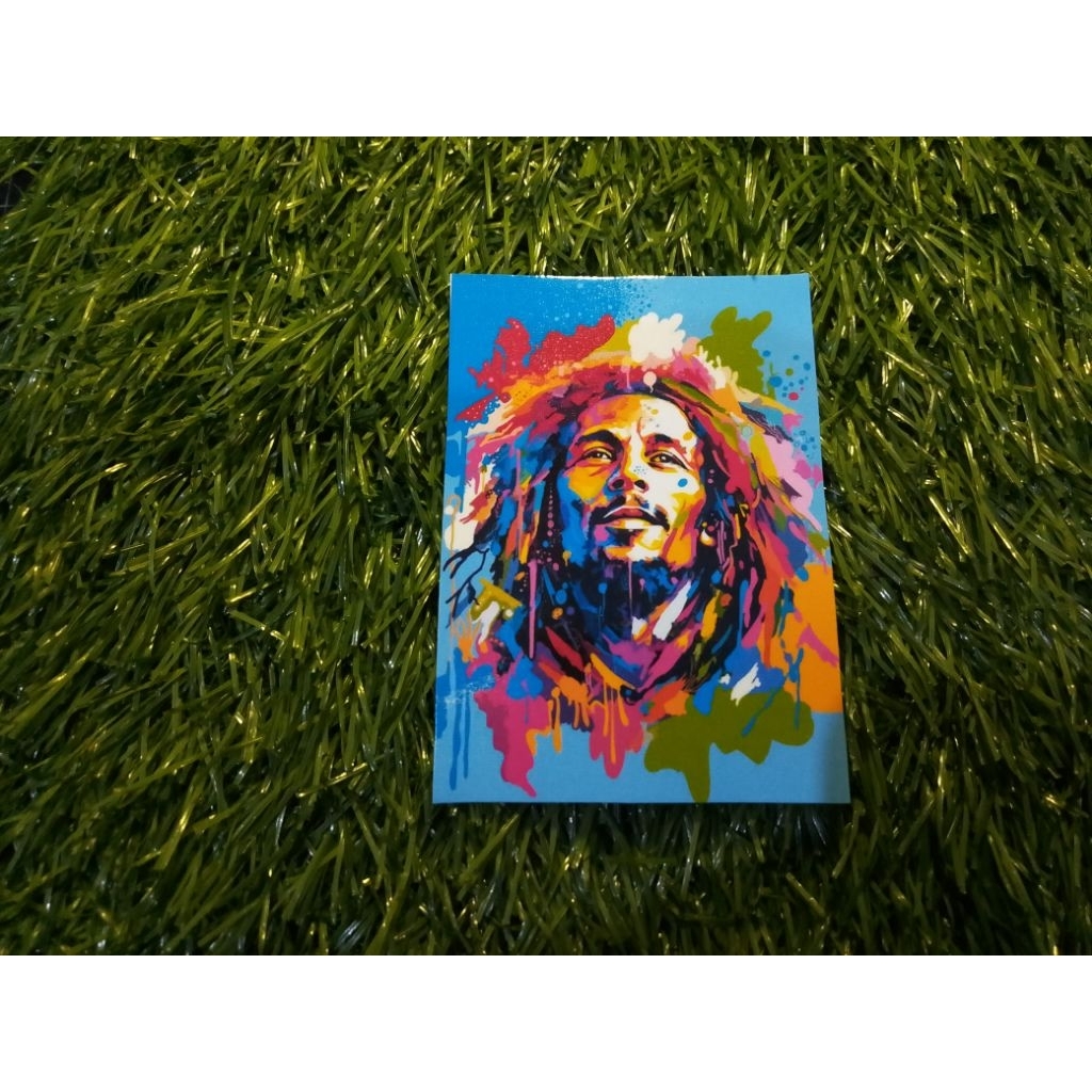 stiker vinyl bob marley
