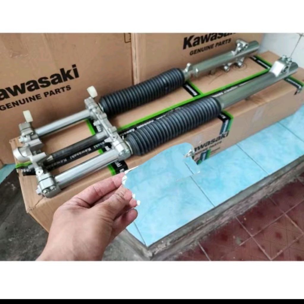 Termurah shockbreaker Tele set segitiga atas bawah klx230R KLX 230 Ori