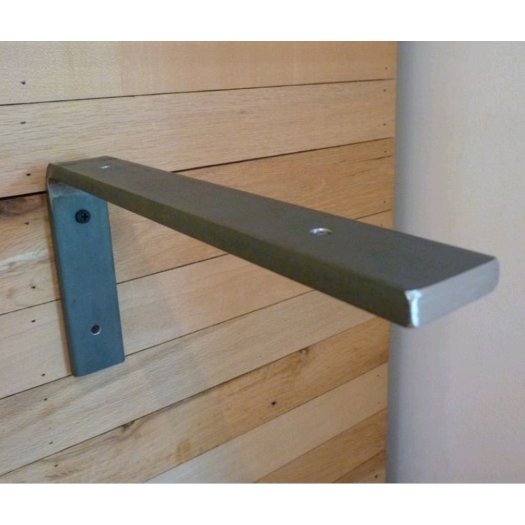 BESI SIKU AMBALAN PENYANGGA RAK DINDING BAHAN PLAT BESI TEBAL GROSIR [COD]