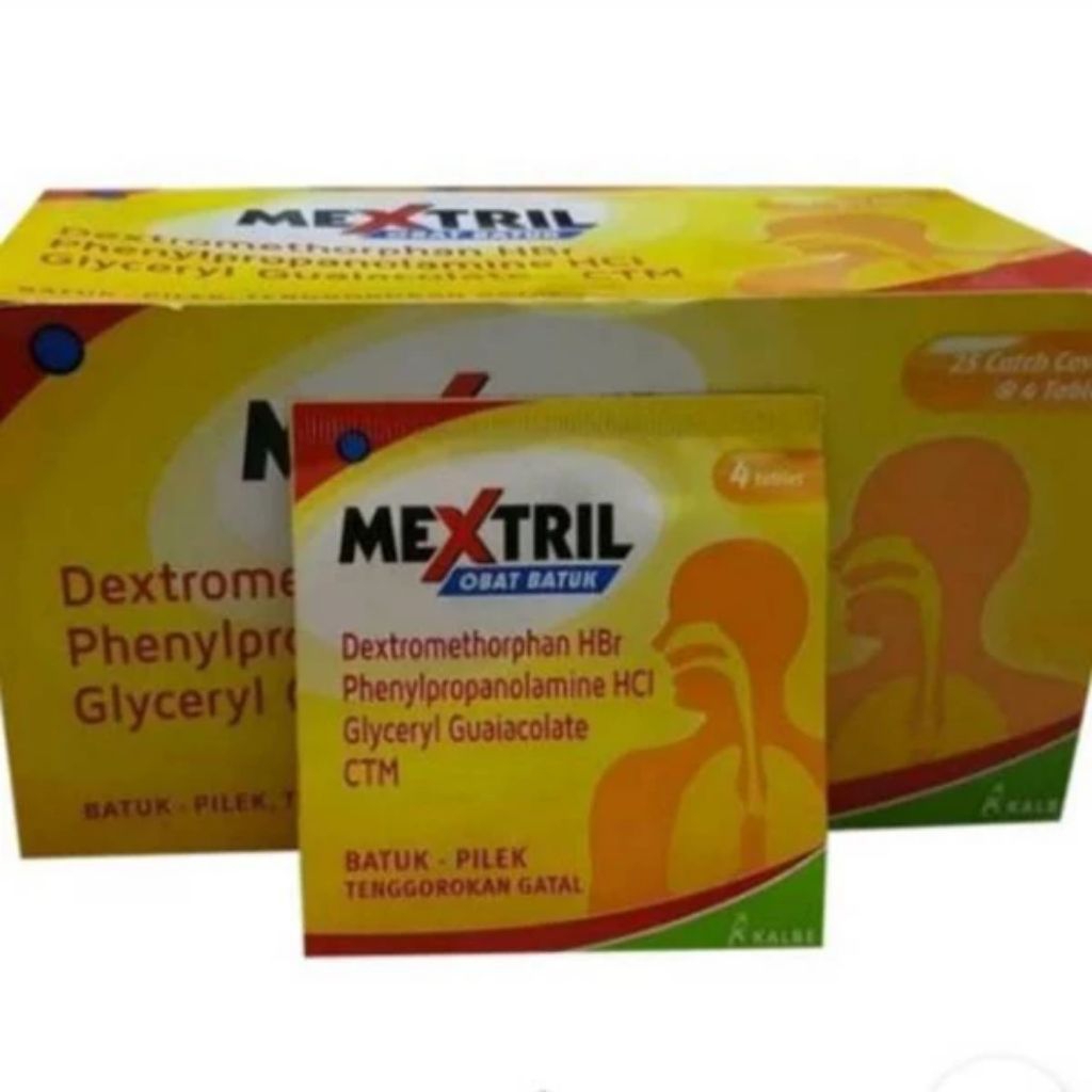 Obat Batuk Mextril 1 Box Isi 25 Strip