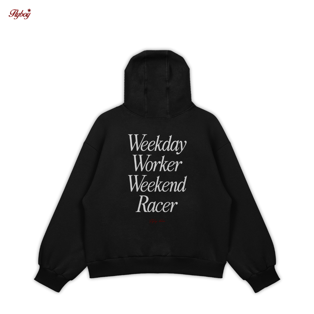 HOODIE BLCK CARBOY' - HEAVYWEIGHT