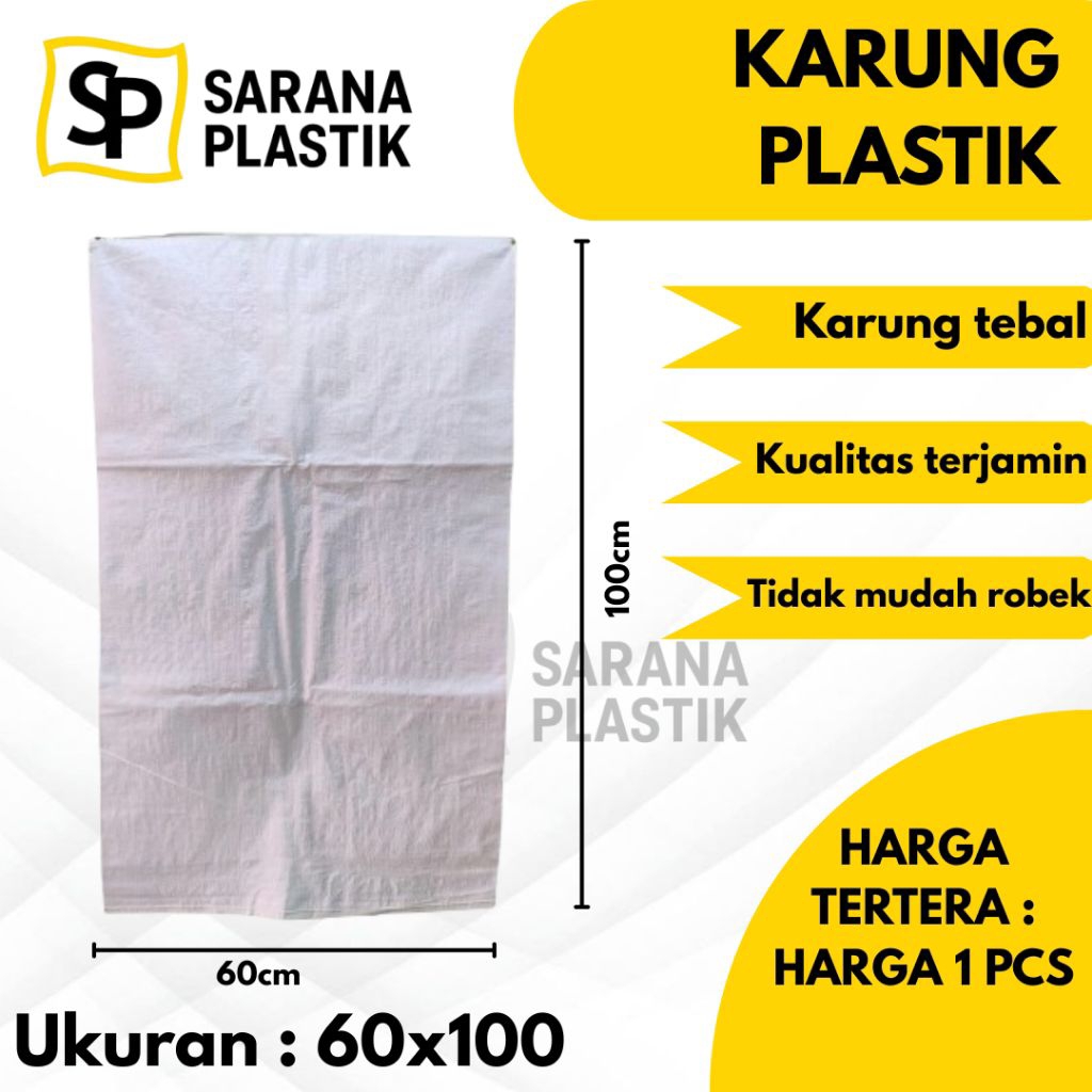 Karung SUMO 60X100 cm TEBAL / Karung Plastik / Karung Baru